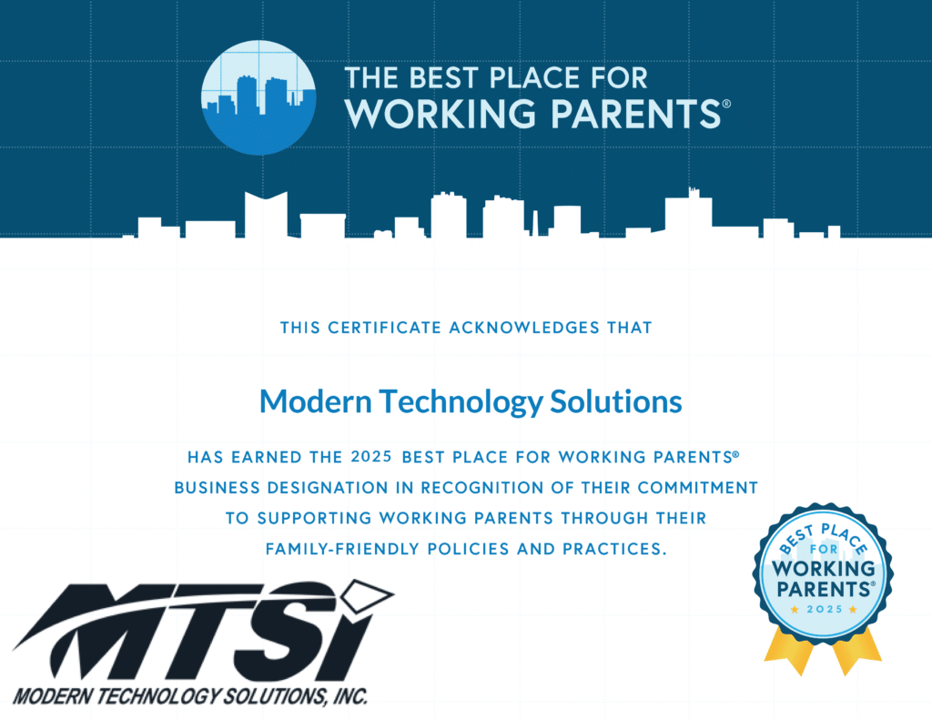 MTSI Best Workplaces for Working Parents Huntsville